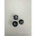 Round fashion black metal buttons for coats jackets and bags